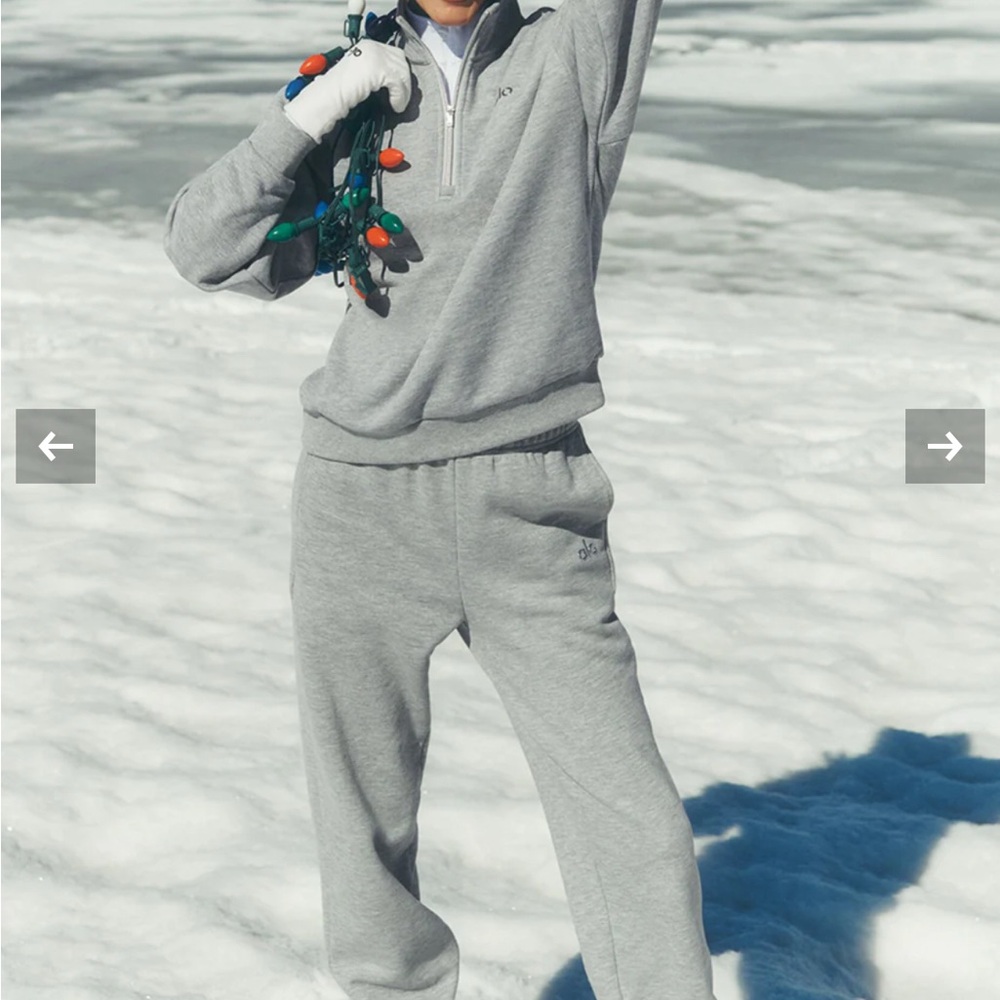 Alo Gray Accolade Sweatpants